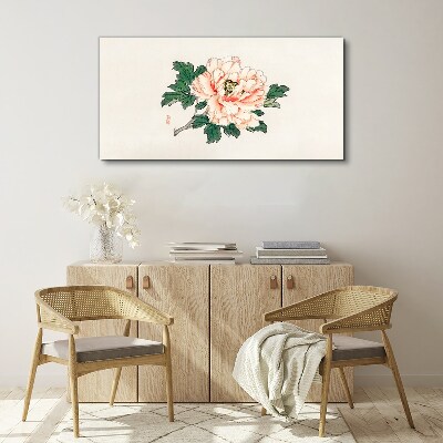 Floral beauty in delicate shades Canvas wall art