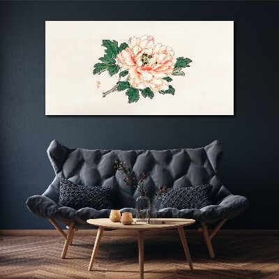 Floral beauty in delicate shades Canvas wall art