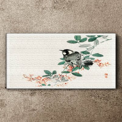 Branches animal bird Canvas Wall art