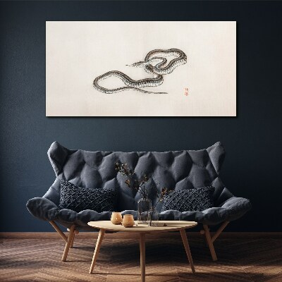 Pet snake Canvas Wall art