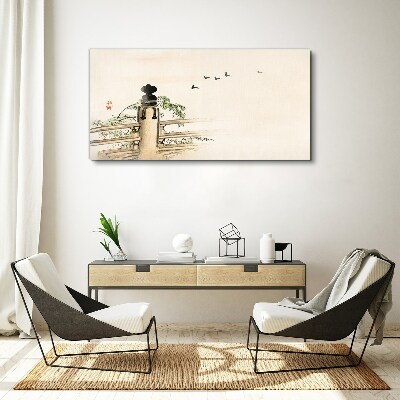 Peace among the birds Print on canvas