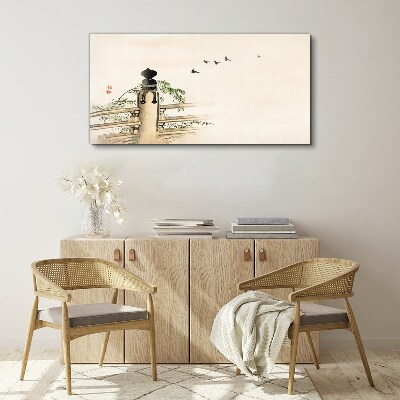 Peace among the birds Print on canvas