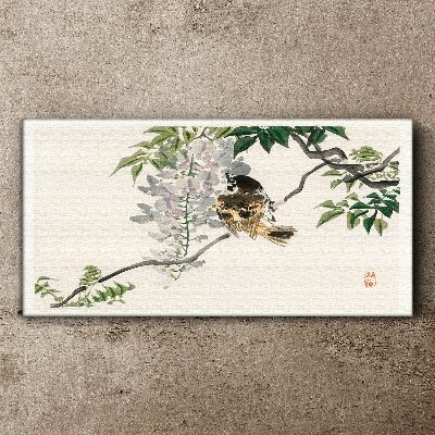 Branches animal bird Canvas Wall art