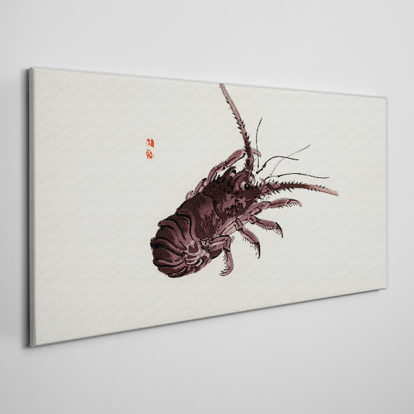 The elegance of shrimp Canvas wall art