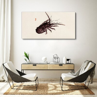 The elegance of shrimp Canvas wall art