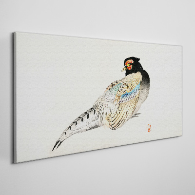 Pheasant in Elegant Plumage Print on canvas