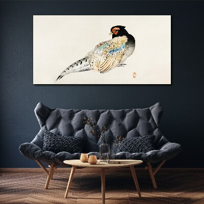 Pheasant in Elegant Plumage Print on canvas