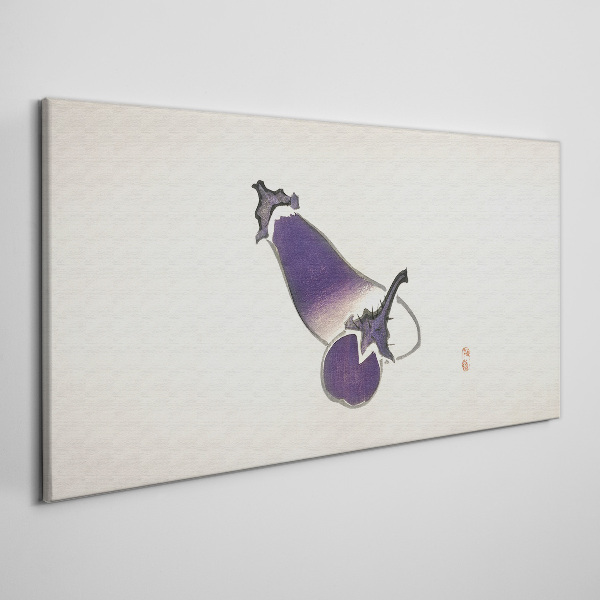 The elegance of vegetables in a minimalist style Canvas wall art