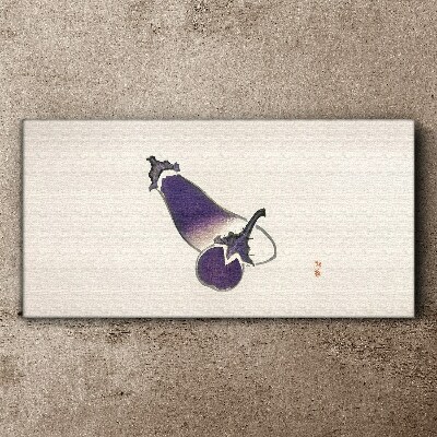The elegance of vegetables in a minimalist style Canvas wall art