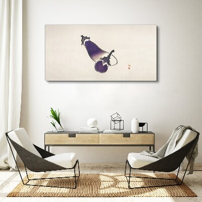 The elegance of vegetables in a minimalist style Canvas wall art