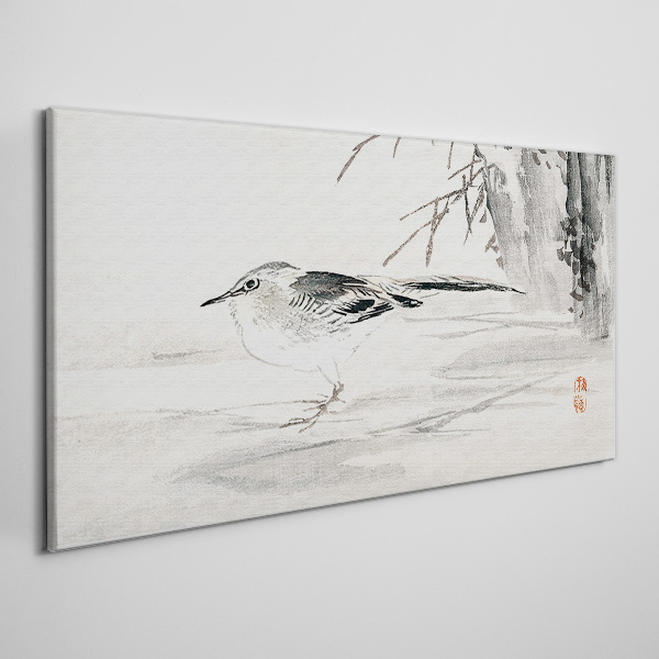 Winged peace over the water Print on canvas