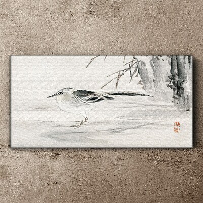 Winged peace over the water Print on canvas