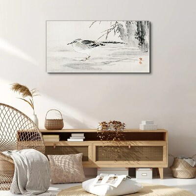 Winged peace over the water Print on canvas