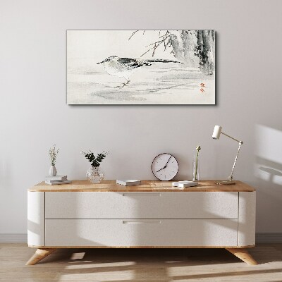 Winged peace over the water Print on canvas