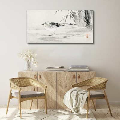 Winged peace over the water Print on canvas
