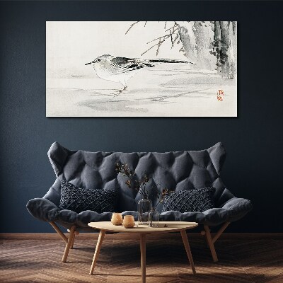 Winged peace over the water Print on canvas