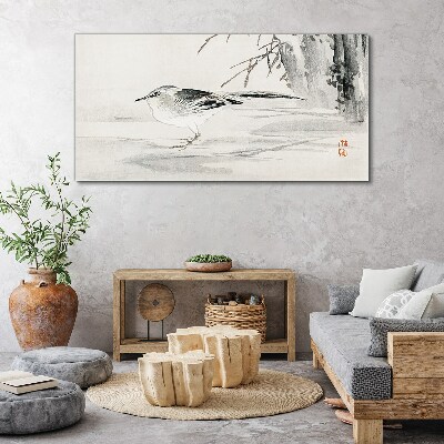 Winged peace over the water Print on canvas