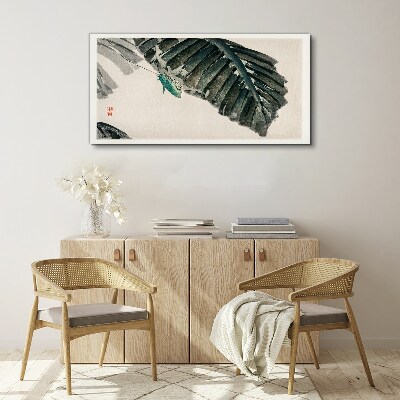 Asian leaves insects Canvas Wall art
