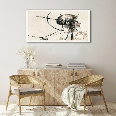 Jellyfish in Abstract Lines Canvas wall art