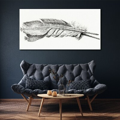 Drawing pen Canvas Wall art