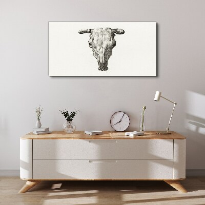 Figure animal cow skull Canvas Wall art