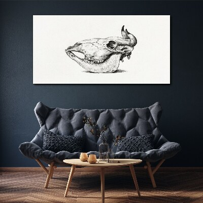 Animal skull Print on canvas