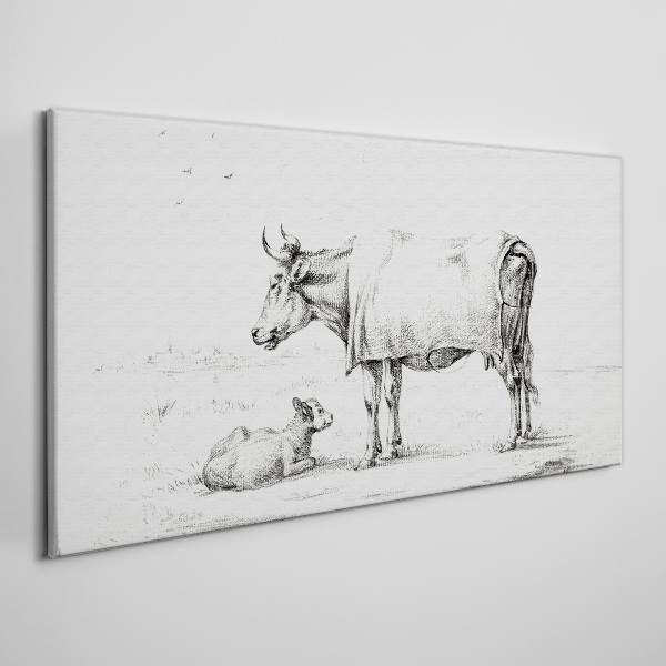 Peace in the Pasture Print on canvas