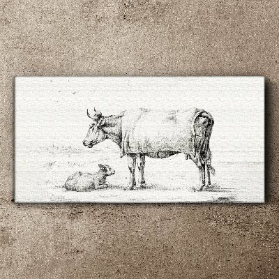 Peace in the Pasture Print on canvas