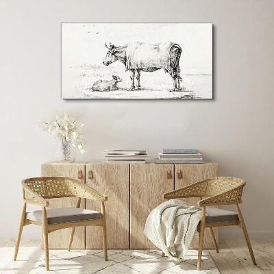 Peace in the Pasture Print on canvas