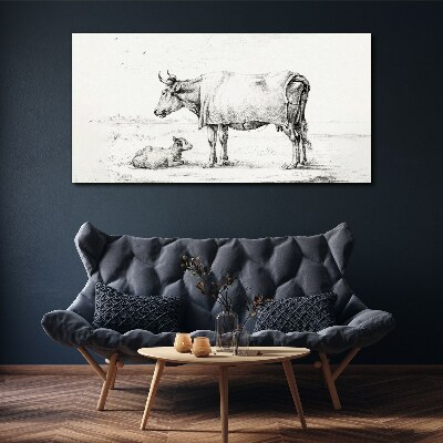 Peace in the Pasture Print on canvas