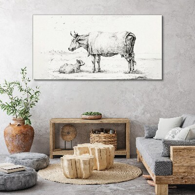 Peace in the Pasture Print on canvas