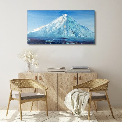 Abstraction mountains sky Canvas Wall art