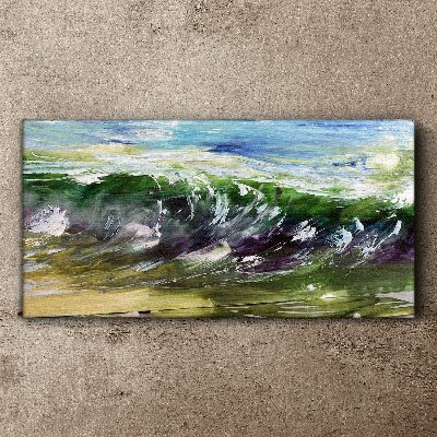 Abstract sea waves Canvas Wall art