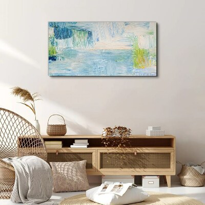 Tranquil Water Shades Print on canvas