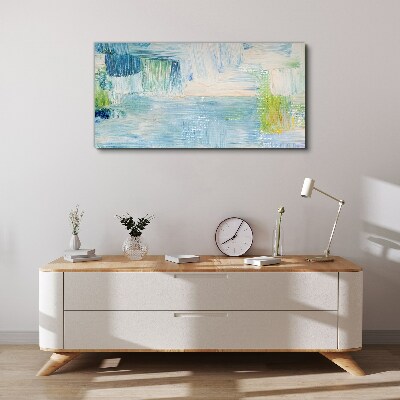 Tranquil Water Shades Print on canvas