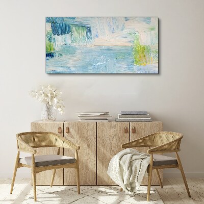 Tranquil Water Shades Print on canvas