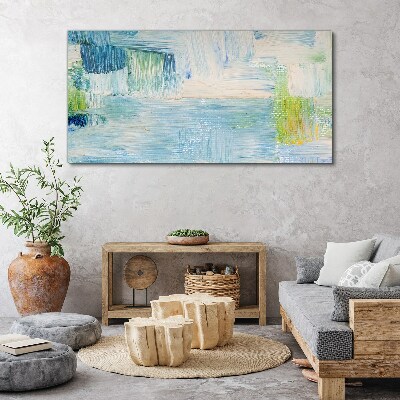 Tranquil Water Shades Print on canvas