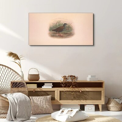 Fisherman in the grass Canvas wall art