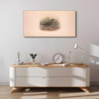 Fisherman in the grass Canvas wall art