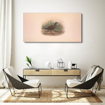 Fisherman in the grass Canvas wall art