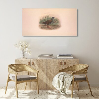 Fisherman in the grass Canvas wall art