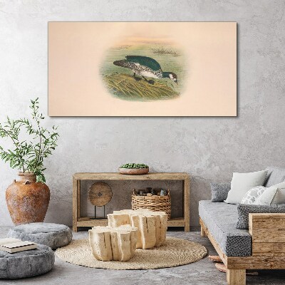 Bird drawing Canvas print