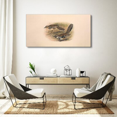 Birds animals Canvas print