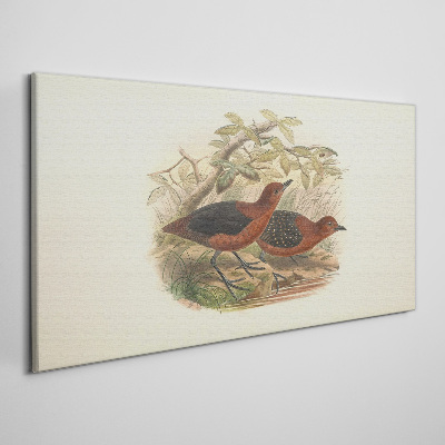 Birds in their natural habitat Canvas wall art