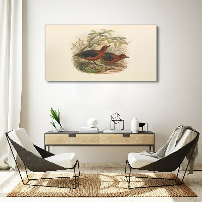 Birds animals Canvas print