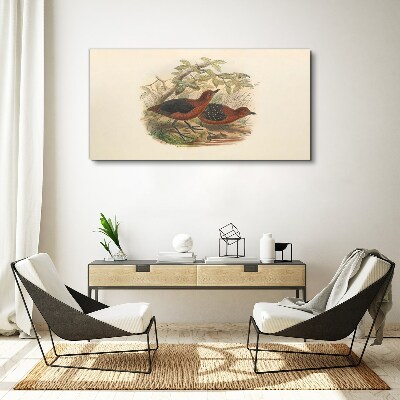 Birds in their natural habitat Canvas wall art