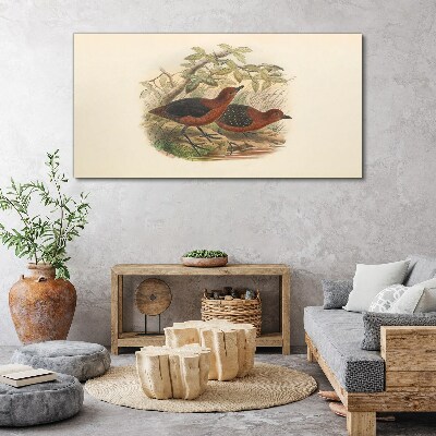 Birds in their natural habitat Canvas wall art