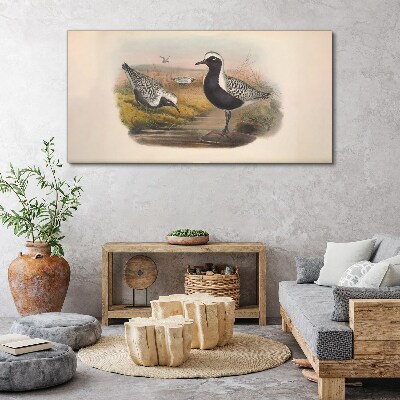 Birds in their natural habitat Print on canvas