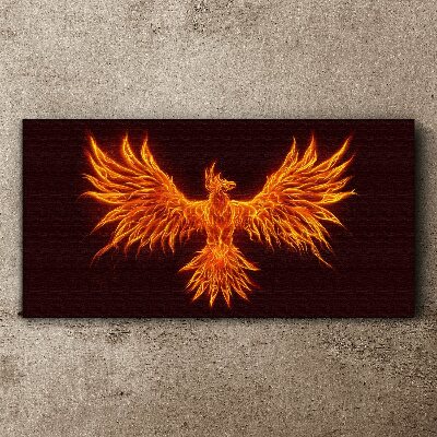 Abstract fantasy bird Canvas Wall art