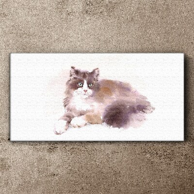 Abstract watercolor animal Canvas Wall art